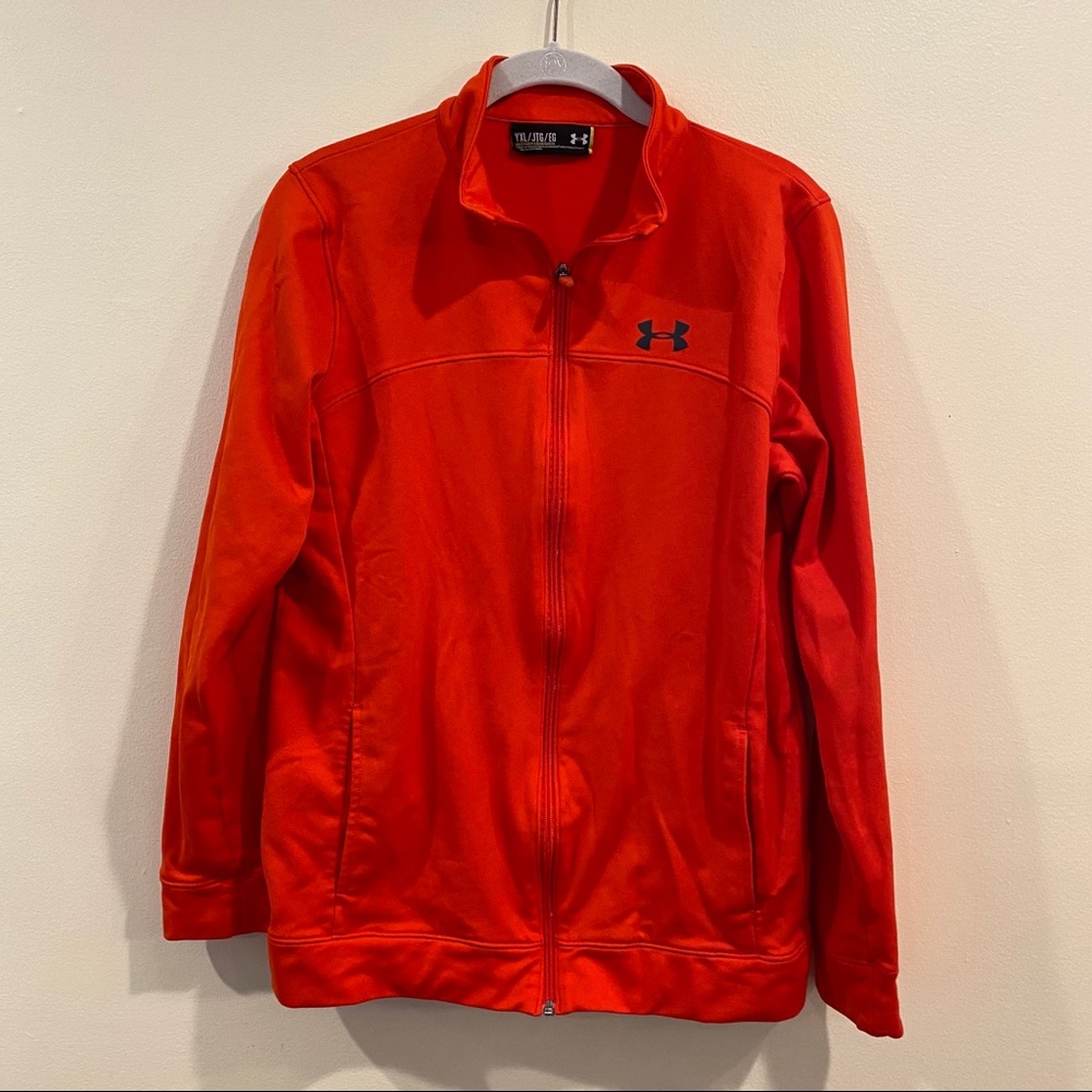 Under Armour Youth Boys Zip Up Sweatshirt Sz XXL